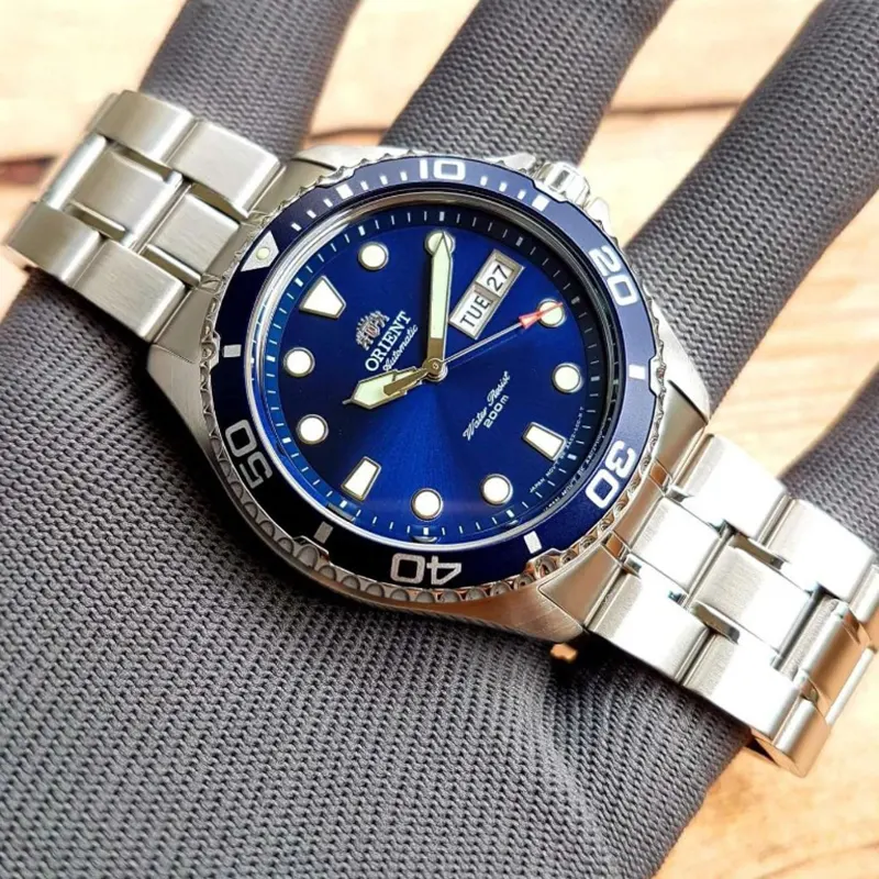 Orient Ray II Automatic 200M Blue Dial Watch For Men's- FAA02005D9